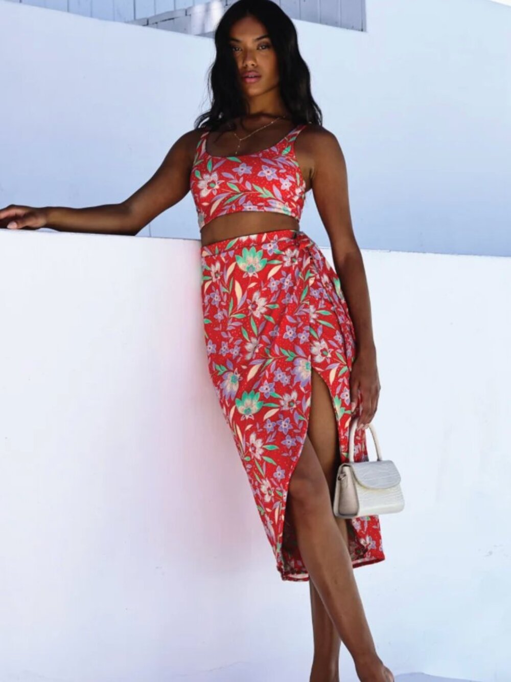 RESA Lexi top & Paige skirt set Baja